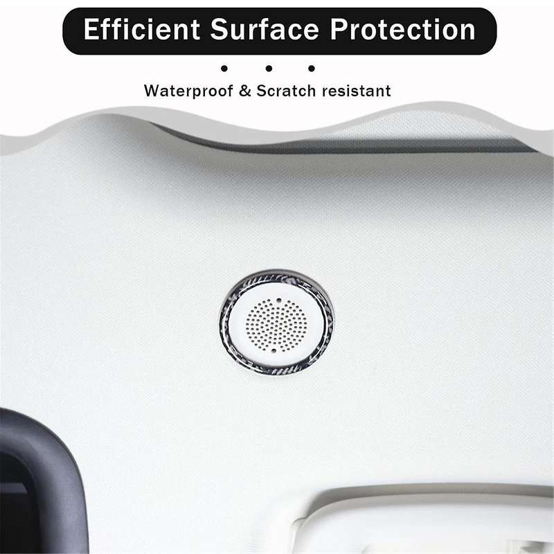 Carbon Fiber for 110 130 2020-2024 Car Roof Speaker Frame Cover Trim Interior Accessories
