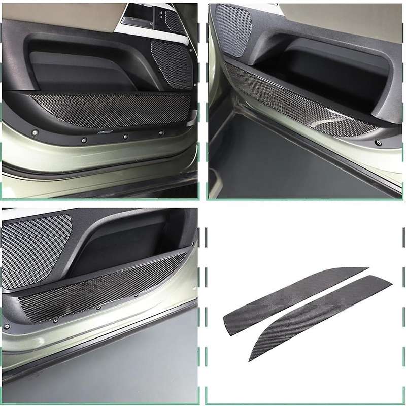 Carbon Fiber for 110 130 2020-2024 Front Inner Door Panel Cover Trim Interior Accessories
