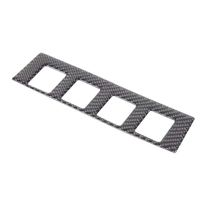 Carbon Fiber for 110 130 2020-2024 Rear Charging Port Button Panel Cover Trim Interior Accessories