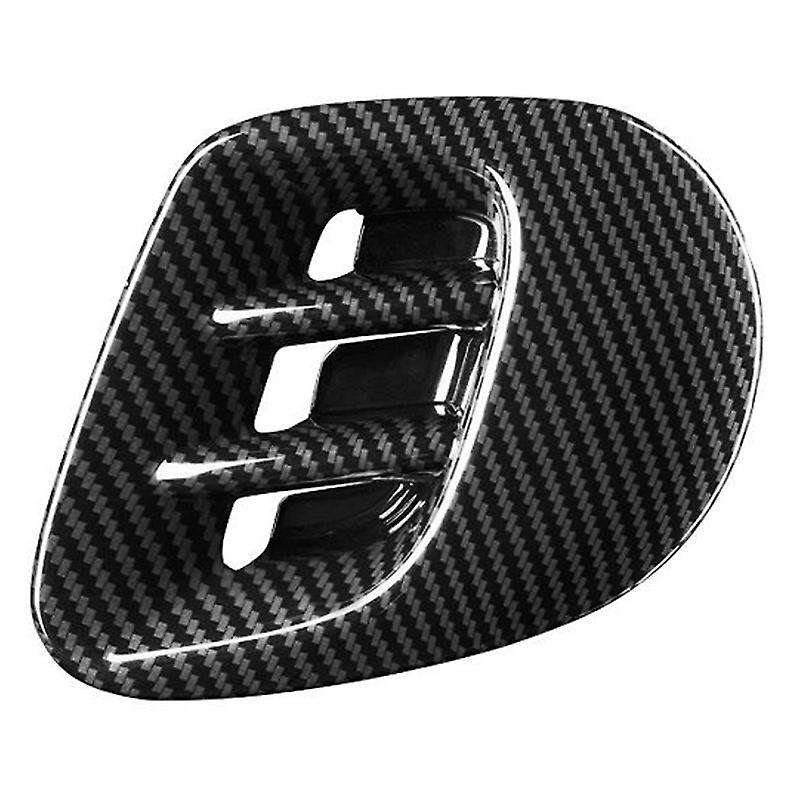 Carbon Fiber for - Rear Air Outlet Decorative Frame Sticker 3D Air Outlet Protection Cover