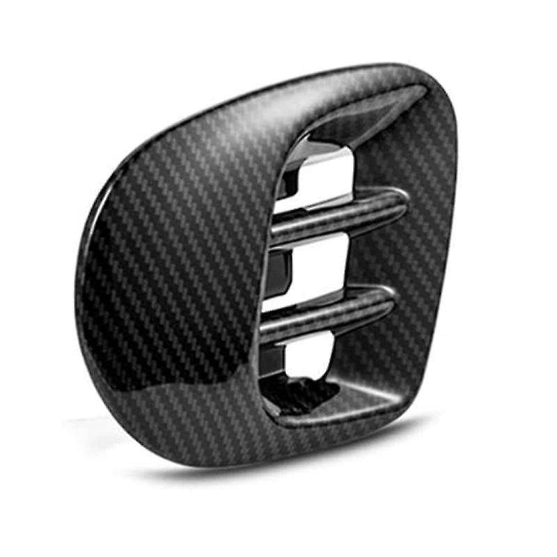 Carbon Fiber for - Rear Air Outlet Decorative Frame Sticker 3D Air Outlet Protection Cover