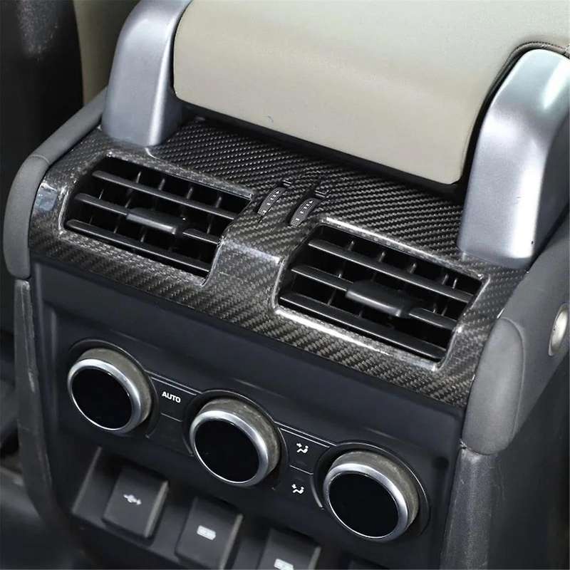 Carbon Fiber for 110 130 2020-2024 Rear Air Outlet Frame Cover Trim Interior Accessories