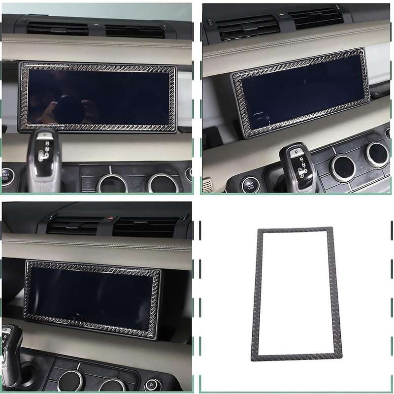 Carbon Fiber for 110 2020-2024 Center Dashboard Navigation Screen Cover Trim Interior Accessories