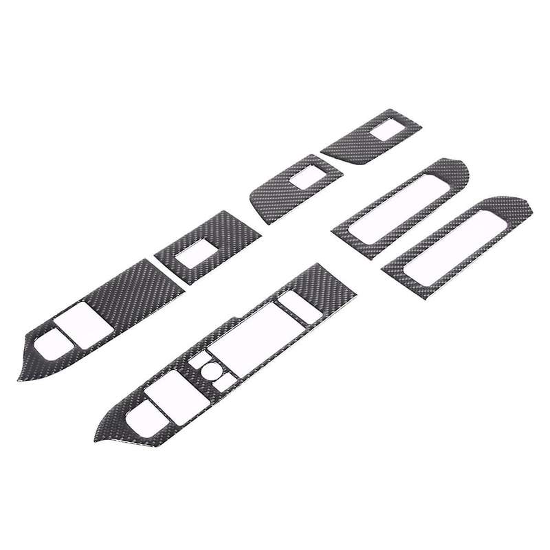 Carbon Fiber for 110 2020-2024 Door Window Lift Button Cover Trim Interior Accessories