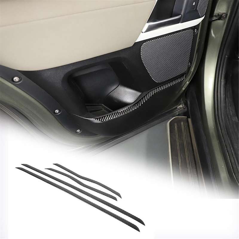 Carbon Fiber for 110 2020-2024 Inner Door Panel Storage Box Trim Interior Accessories