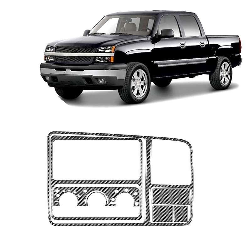 Carbon Fiber for 1500 1999-2002 Console Air Vent Cover FM Adjustment Switch Cover Trim Accessories