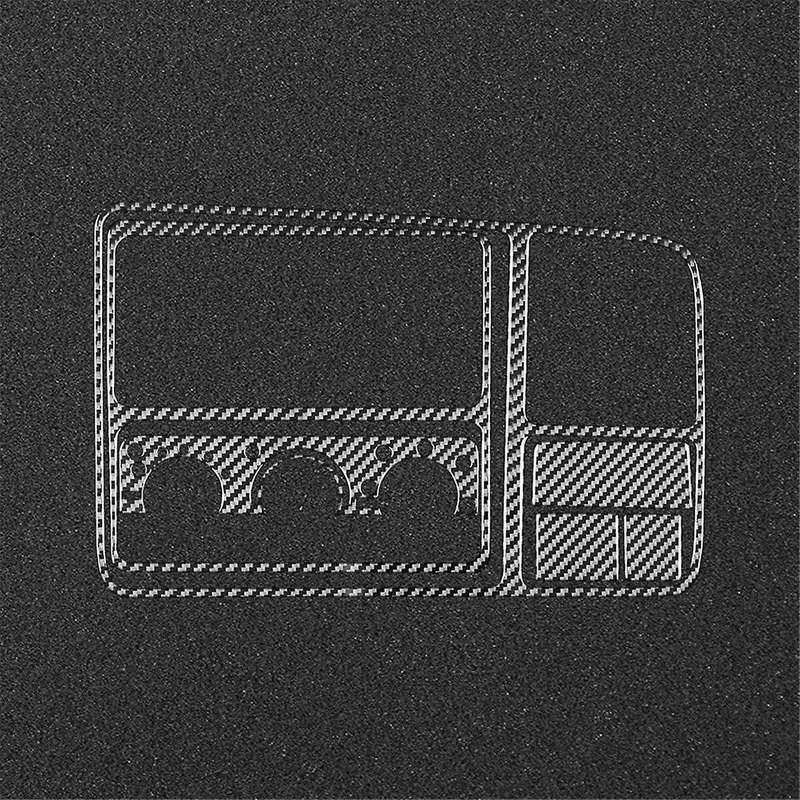 Carbon Fiber for 1500 1999-2002 Console Air Vent Cover FM Adjustment Switch Cover Trim Accessories