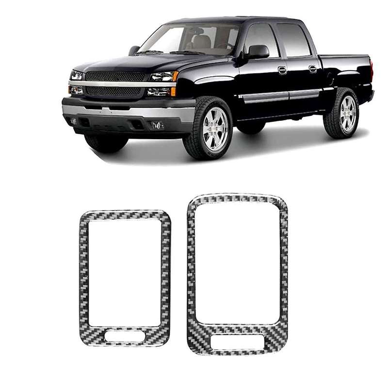 Carbon Fiber for 1500 1999-2002 Passenger Air Outlet Vent Cover Trim Frame Interior Accessories