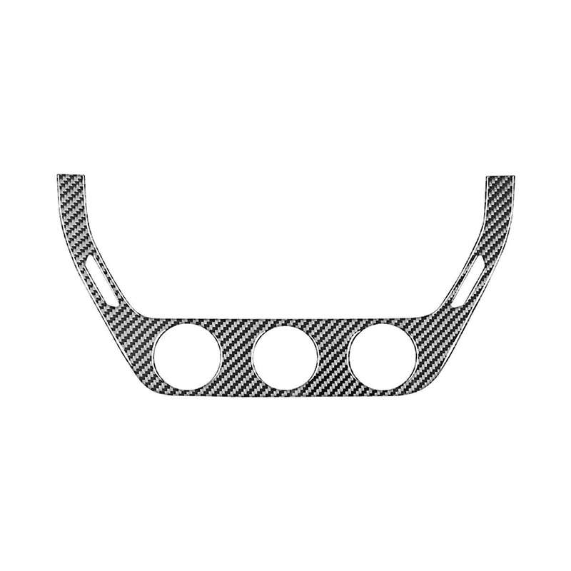 Carbon Fiber for 2019-2023 Center Control AC Vent Button Cover Trim Interior Accessories ,A
