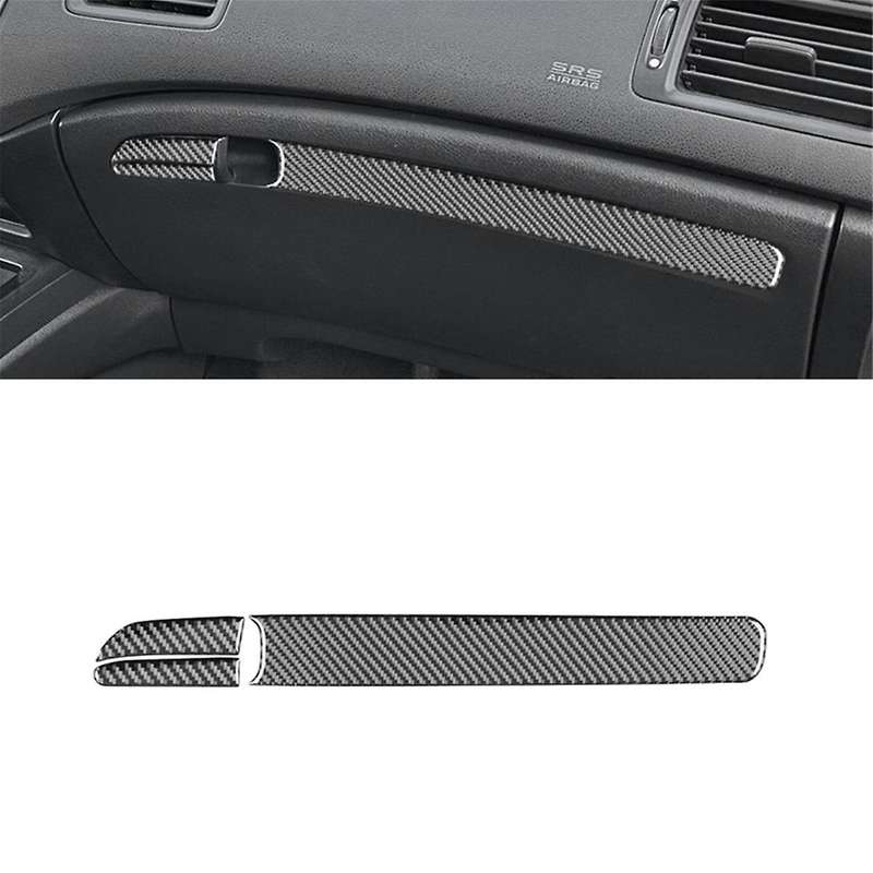 Carbon Fiber for 8th 2006-2011 Dashboard Glove Box Handle Cover Trim Accessories
