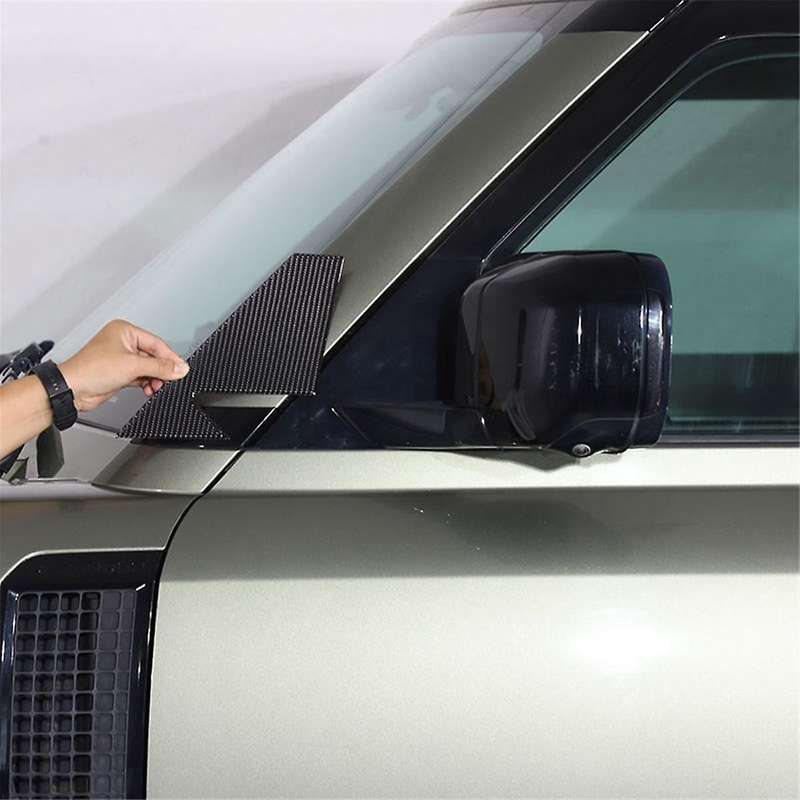 Carbon Fiber for 90 110 130 2020-2024 A Pillar Rearview Mirror Panel Cover Trim Interior Accessorie