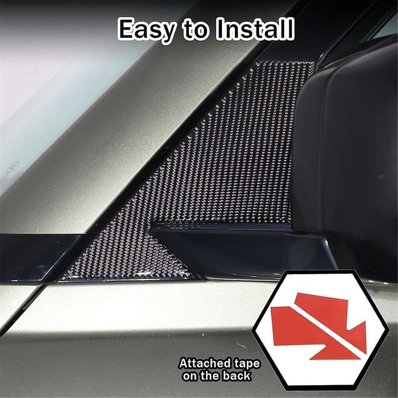 Carbon Fiber for 90 110 130 2020-2024 A Pillar Rearview Mirror Panel Cover Trim Interior Accessorie