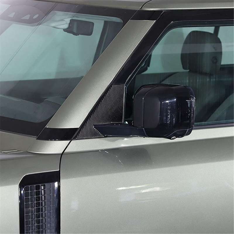 Carbon Fiber for 90 110 130 2020-2024 A Pillar Rearview Mirror Panel Cover Trim Interior Accessorie