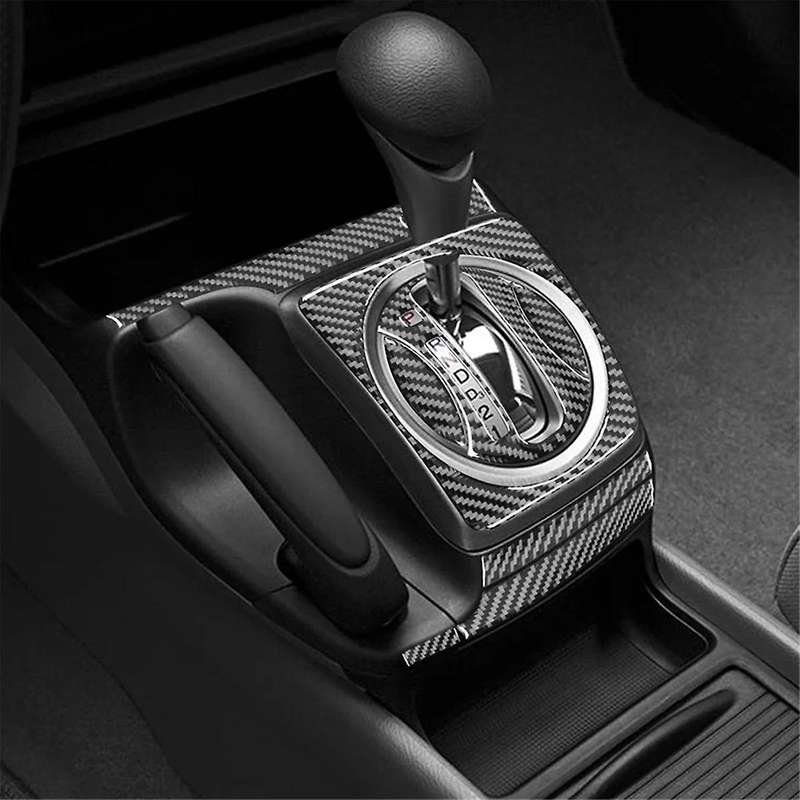 Carbon Fiber for 8th 2006-2011 Car Gear Shift Panel Cover Trim Accessories,RHD