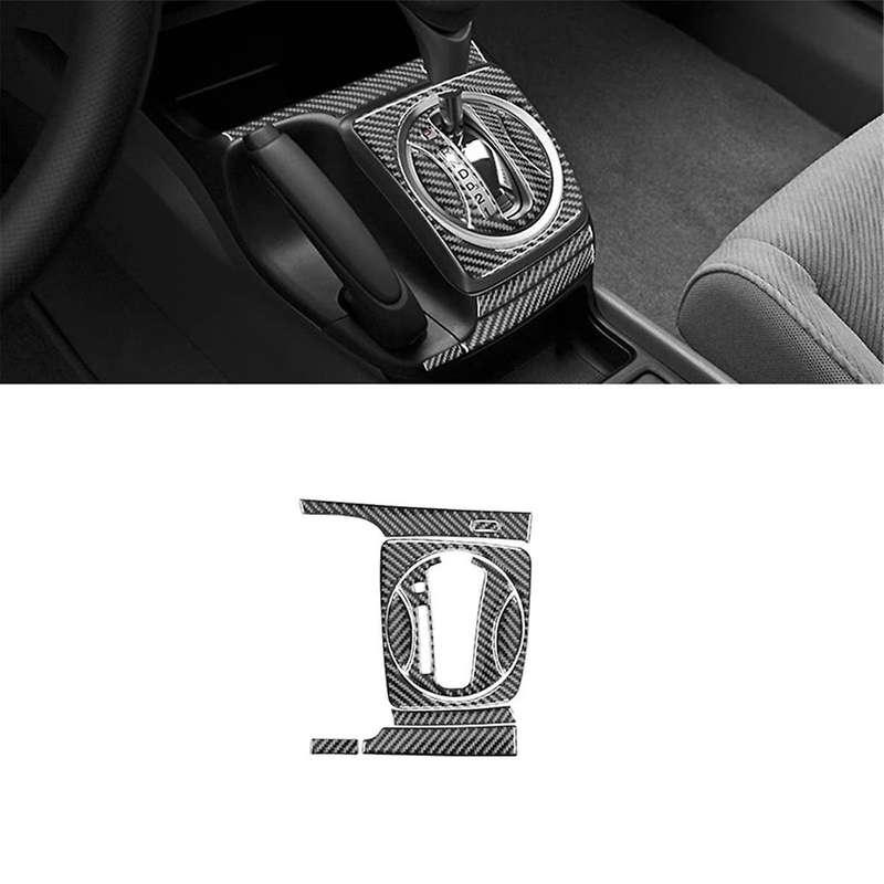 Carbon Fiber for 8th 2006-2011 Car Gear Shift Panel Cover Trim Accessories ,LHD