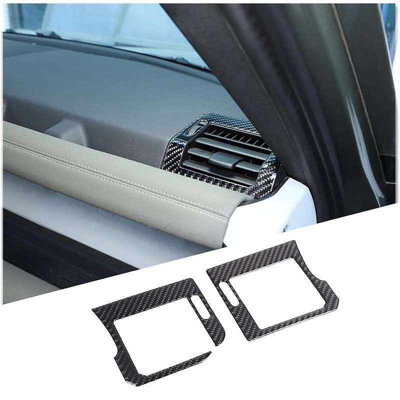 Carbon Fiber for 90 110 130 2020-2024 Dashboard Side Air Vent Cover Trim Interior Accessories