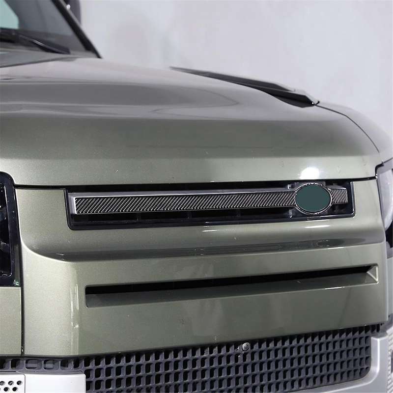 Carbon Fiber for 90 110 130 2020-2024 Front Bumper Center Grille Cover Trim Interior Accessories