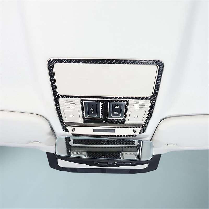 Carbon Fiber for 90 110 130 2020-2024 Front Reading Light Panel Cover Trim Interior Accessories
