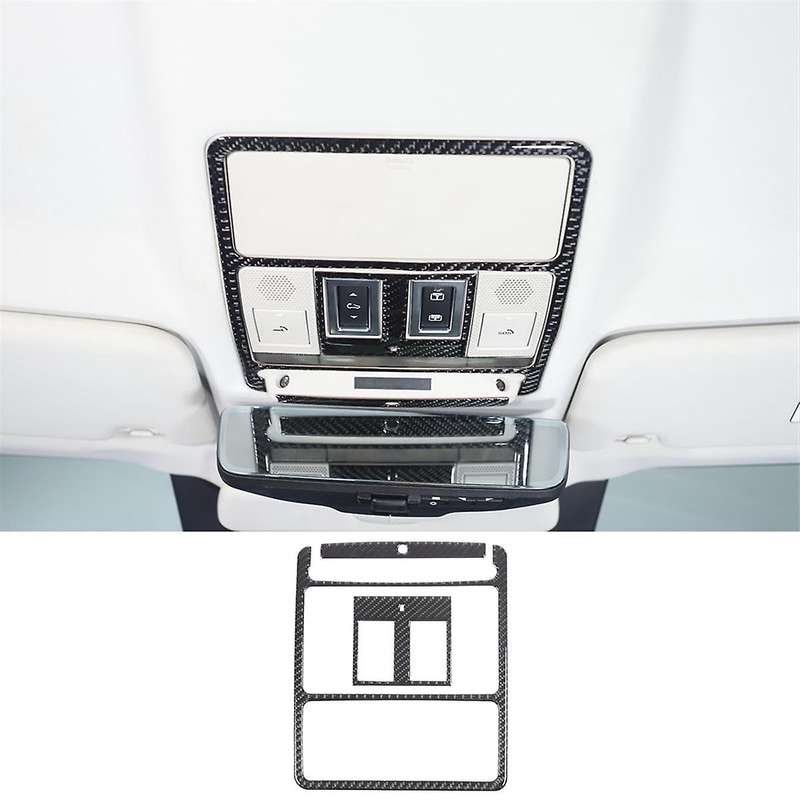 Carbon Fiber for 90 110 130 2020-2024 Front Reading Light Panel Cover Trim Interior Accessories