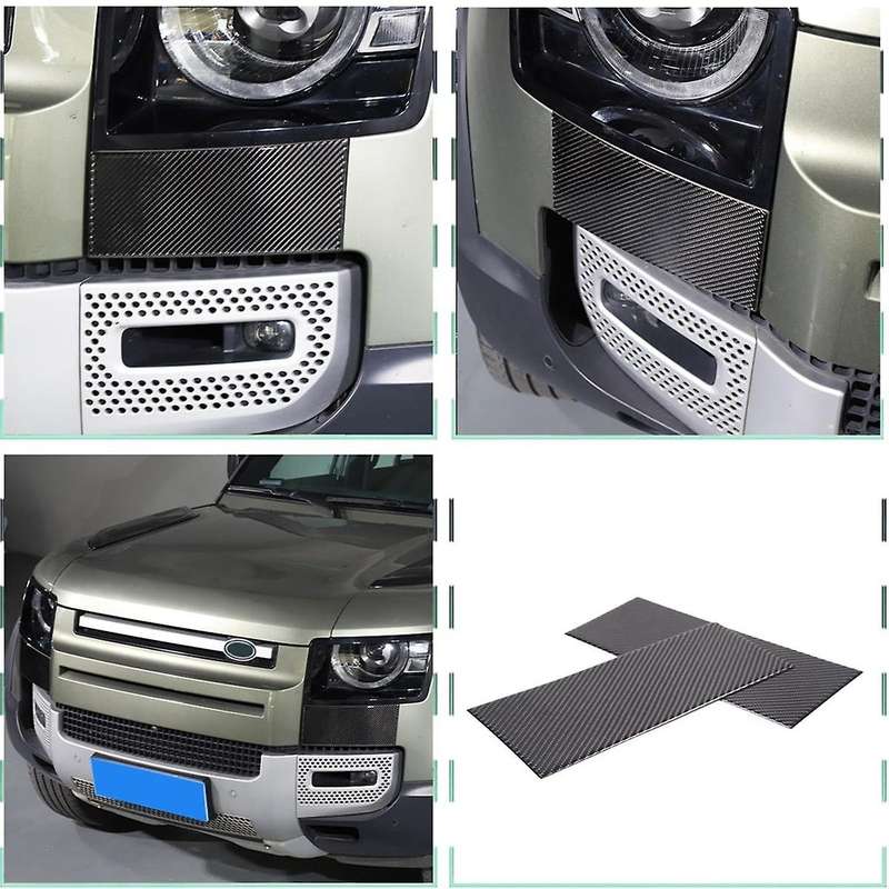 Carbon Fiber for 90 110 130 2020-2024 Headlight Lower Panel Cover Trim Exterior Accessories