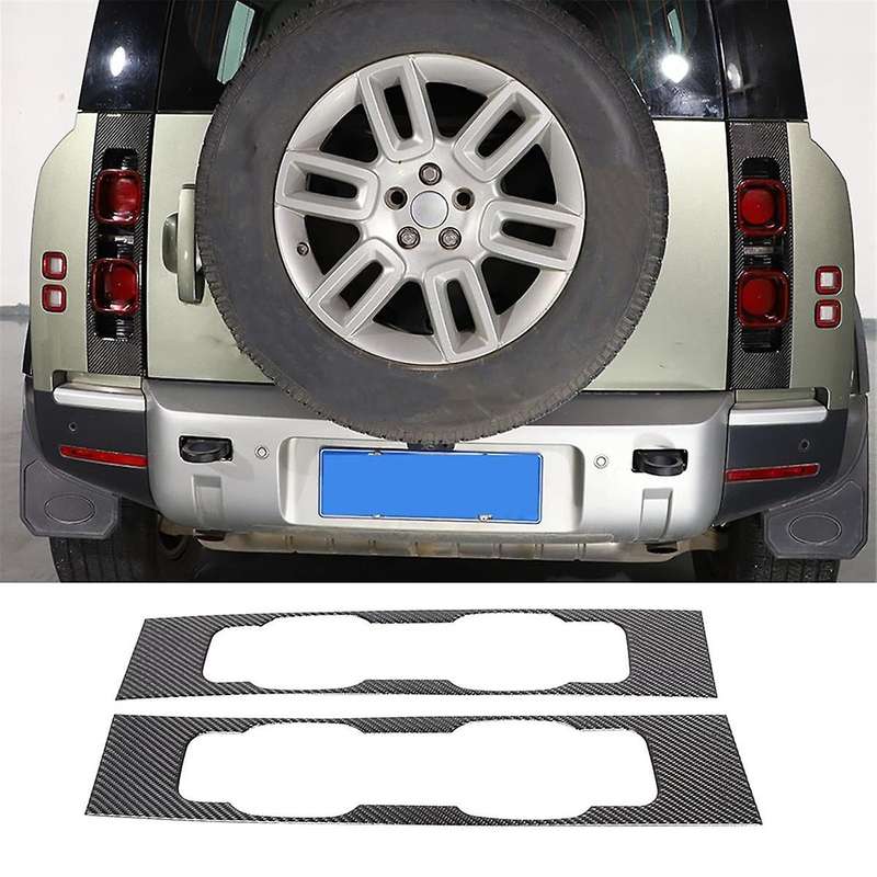 Carbon Fiber for 90 110 130 2020-2024 Rear Tail Light Panel Cover Trim Exterior Accessories