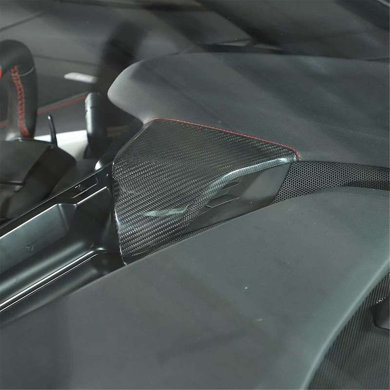 Carbon Fiber for C8 2020-2024 Dashboard Cover, Side Instrument Hood Panel Trim Accessories