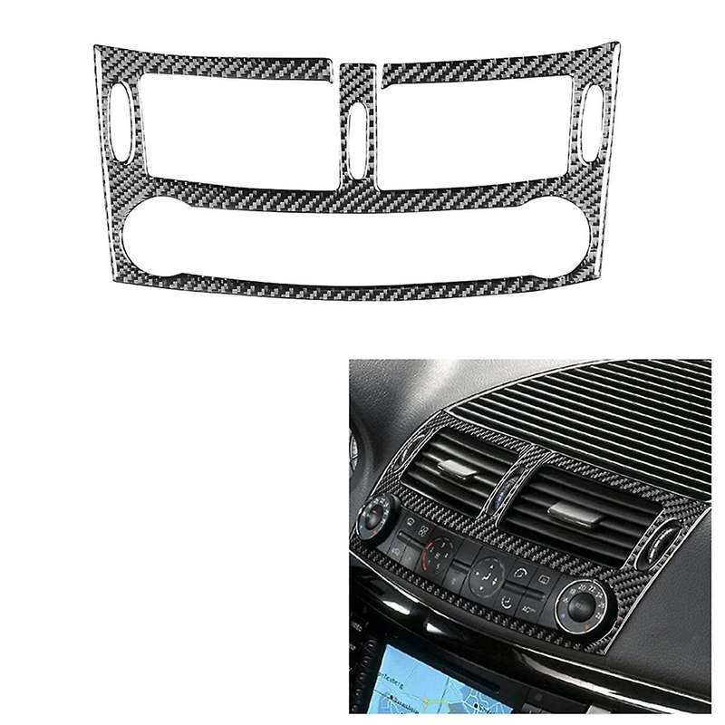 Carbon Fiber for E-Class W211 2003-2009 Center Control Air Vent Outlet Cover Trim Accessories ,A