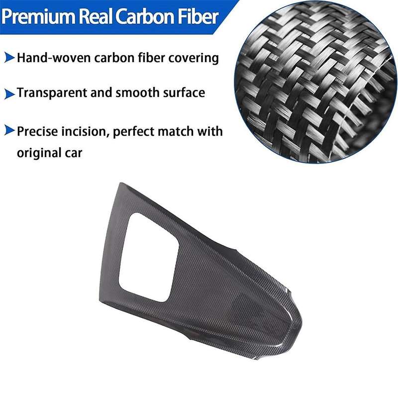 Carbon Fiber for C8 2020-2024 Upper Dashboard Instrument Panel Cover Trim Accessories (with HUD)
