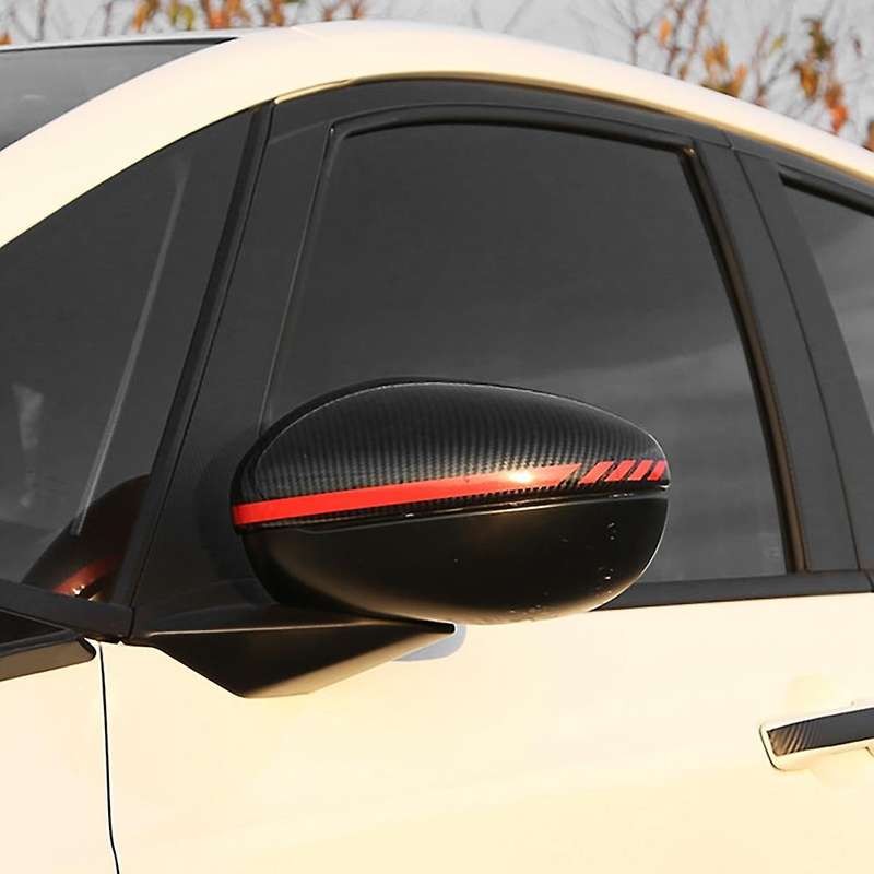 Carbon Fiber for FIT 2021 1 Pair Rearview Mirror Cover Side Wing Rear View Mirror Case Covers with R