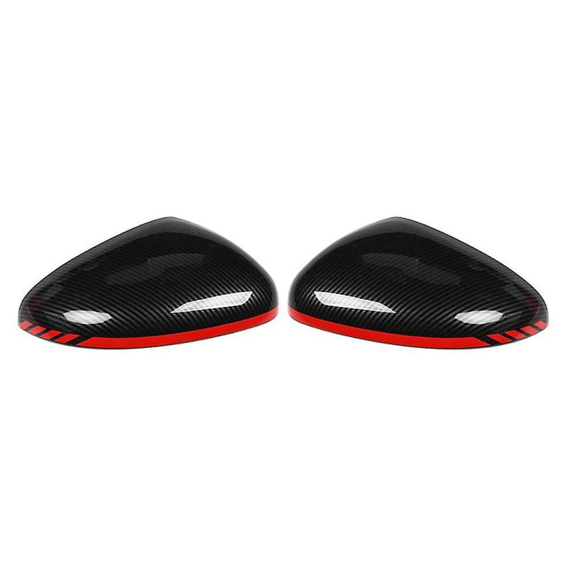 Carbon Fiber for FIT 2021 1 Pair Rearview Mirror Cover Side Wing Rear View Mirror Case Covers with R