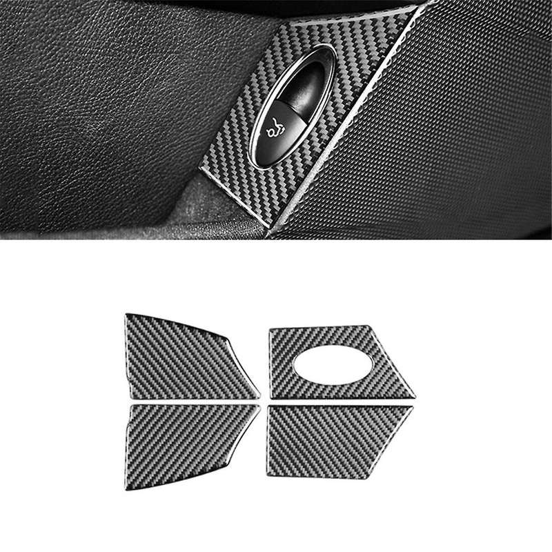 Carbon Fiber for E-Class W211 2003-2009 Trunk Button Switch Cover Trim Interior Accessories
