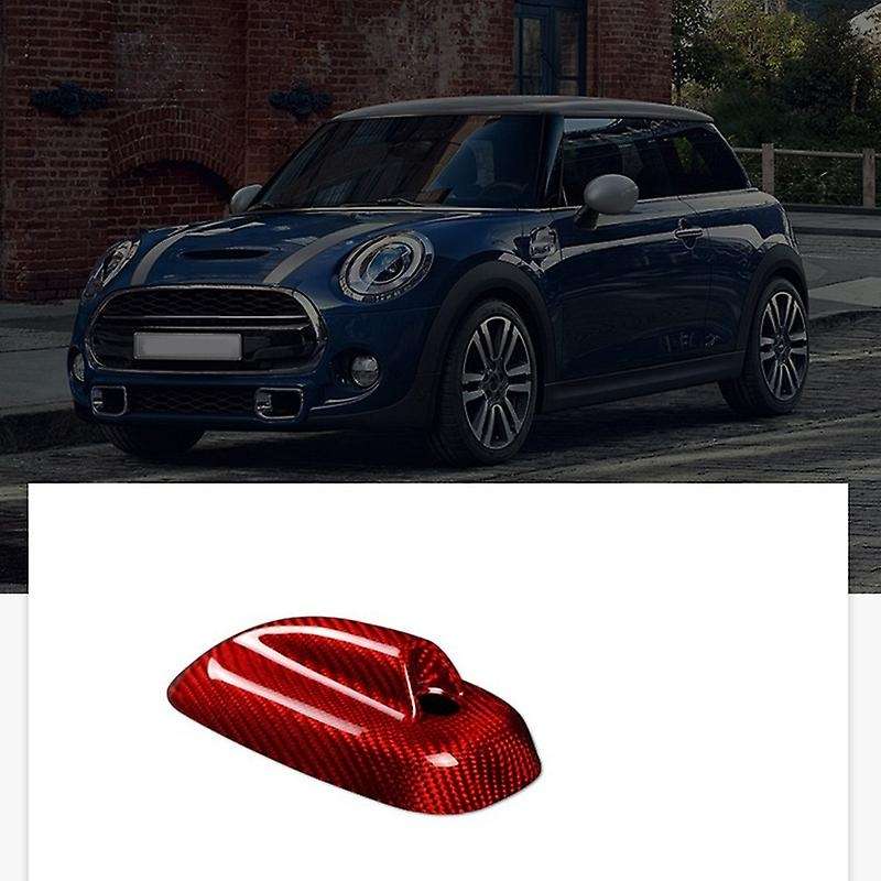 Carbon Fiber for F55 F56 Car Roof Fin Decorative Aerial Antenna Base Cover Sticker Trim Accessories