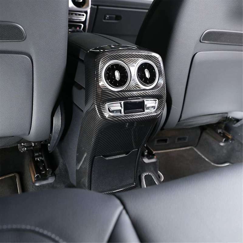Carbon Fiber for G Class W461 W463 W464 2019-2022 Rear Air Vent Frame Cover Trim Interior Accessorie
