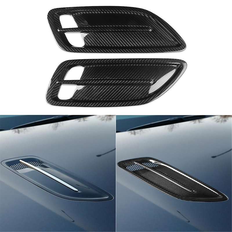 Carbon Fiber for GT 2018-2024 Engine Air Flow Intake Hood Scoop Turbo Bonnet Vent Cover Trim Accesso