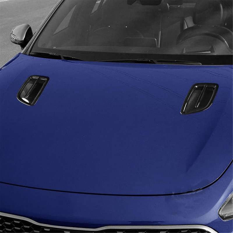 Carbon Fiber for GT 2018-2024 Engine Air Flow Intake Hood Scoop Turbo Bonnet Vent Cover Trim Access