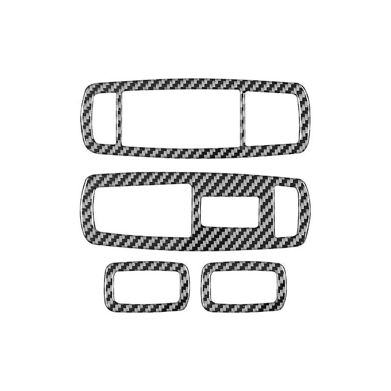 Carbon Fiber for Journey 2011-2017 Window Lift Control Panel Cover Sticker Trim Interior Accessorie
