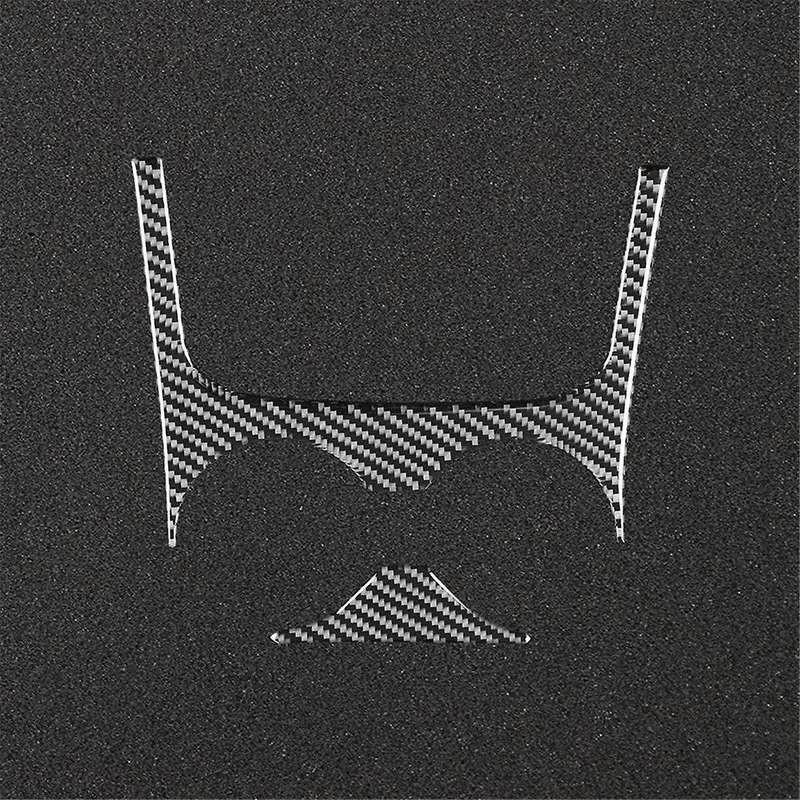 Carbon Fiber for Journey 2011-2017 Center Console Water Cup Holder Trim Frame Cover Interior Access