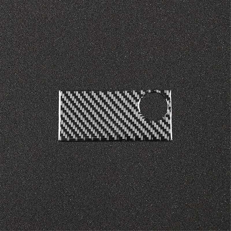 Carbon Fiber for Journey 2011-2017 Co-Pilot Storage Box Handle Panel Glove Box Switch Cover Trim Acc