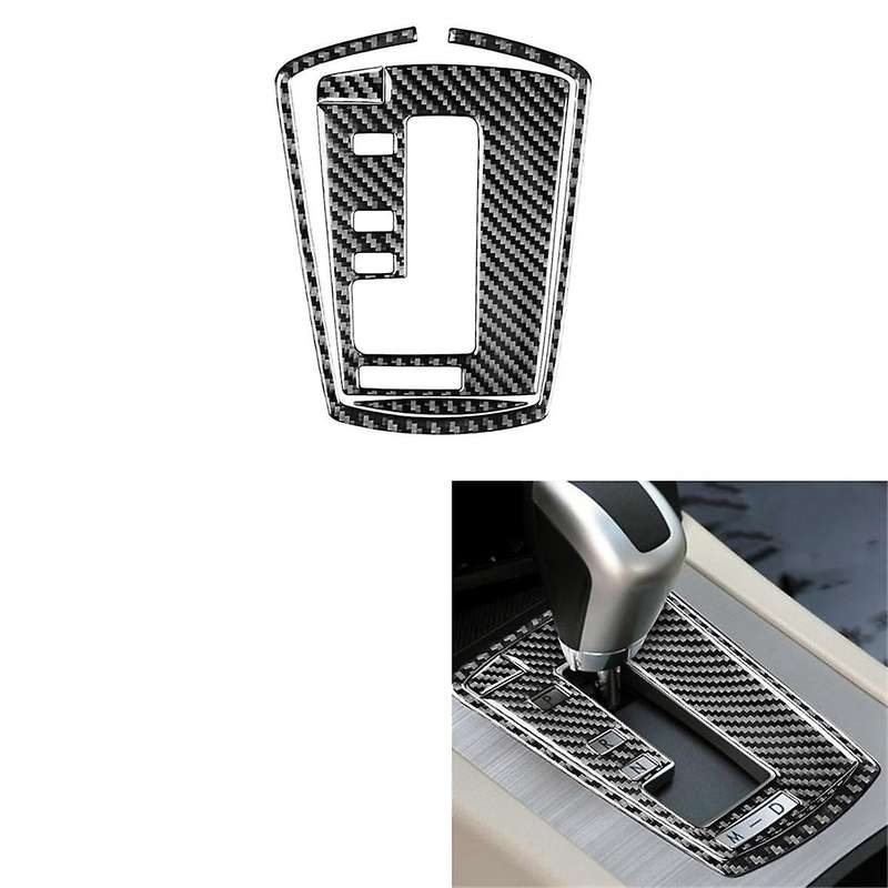 Carbon Fiber for Legacy 2010-2014 Center Console Gear Shift Panel Cover Trim Decal Accessories LHD