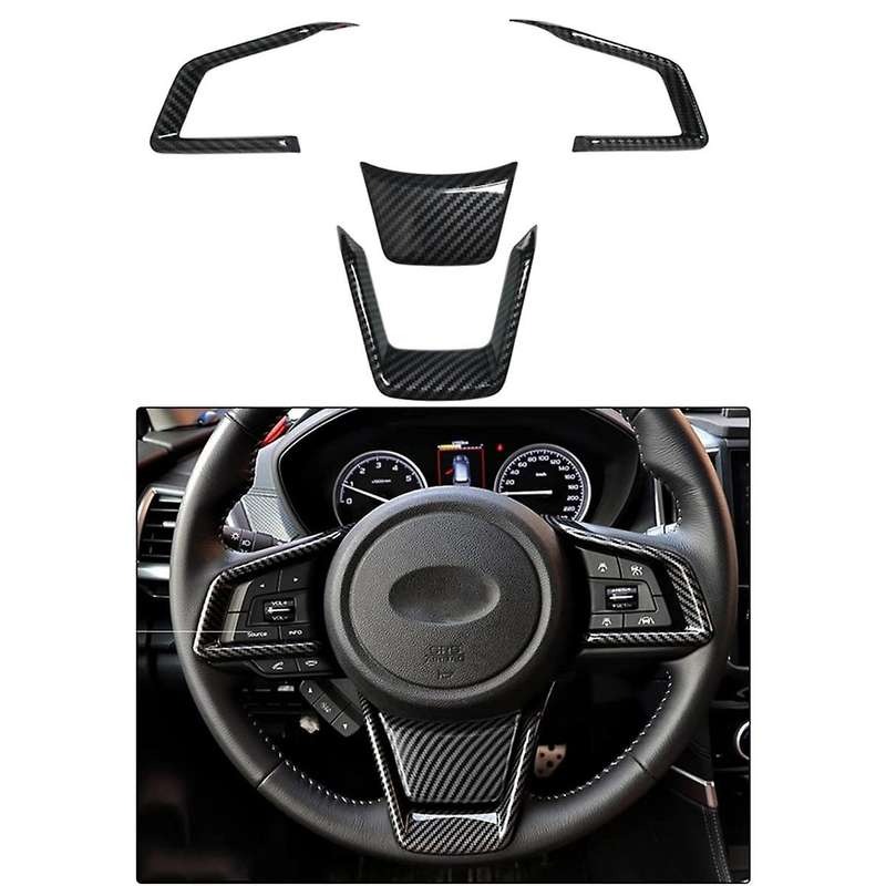 Carbon Fiber for Legacy 2021-2023 Center Console Navigation+Side AC Vent+Cup Holder+Steering Wheel