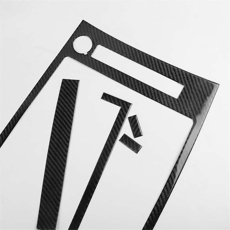 Carbon Fiber for Liberty 2008-2012 Car Center Console Panel Kit Trim Cover Decoration Sticker Interi
