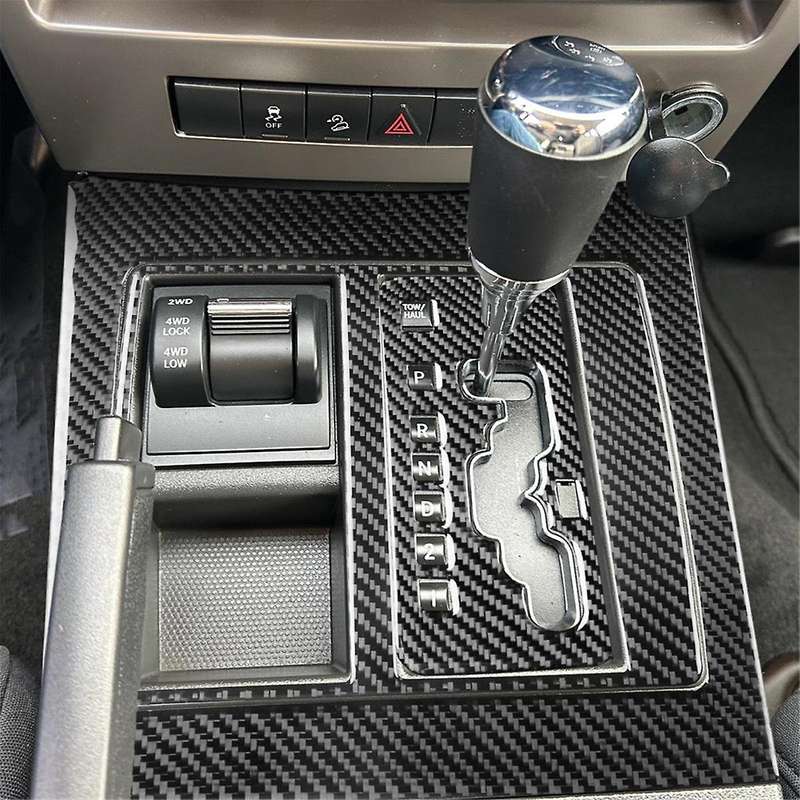 Carbon Fiber for Liberty 2008-2012 Gear Shift Panel Kit Decoration Trim Cover Decal Interior Accesso