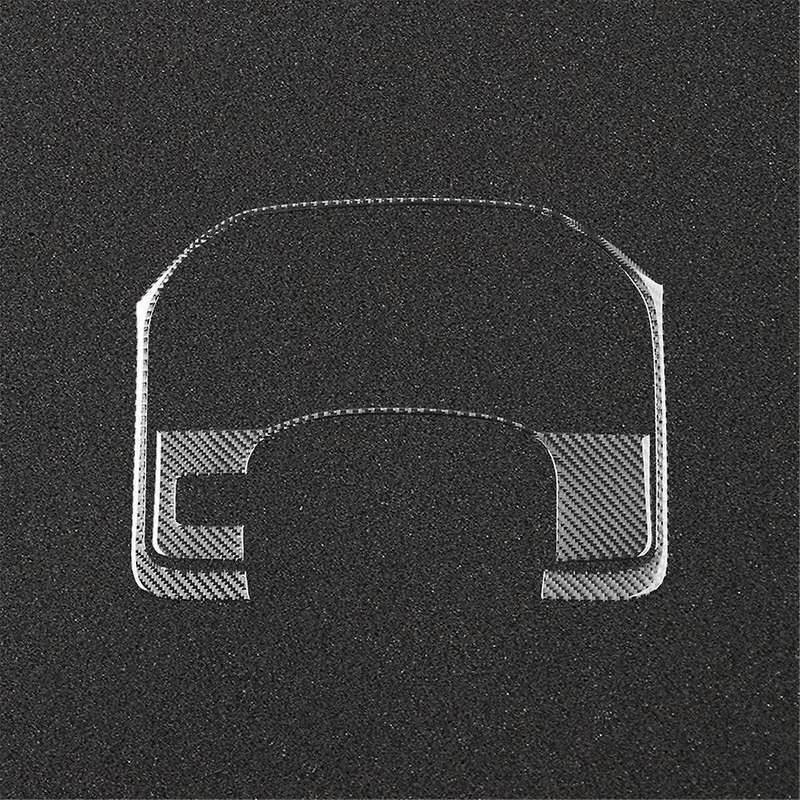 Carbon Fiber for Sirrra 1500 14-18 LHD Dashboard Speedometer Panel Cover Trim Interior Accessories
