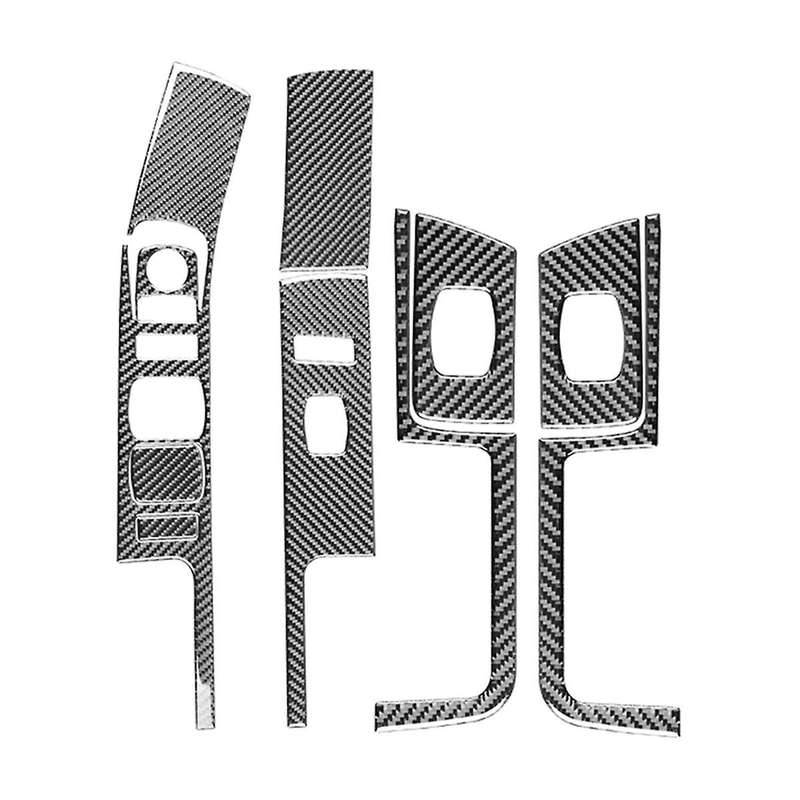 Carbon Fiber for Sirrra 1500 14-18 LHD Window Lift Switch Panel Cover Trim Interior Accessories ,B