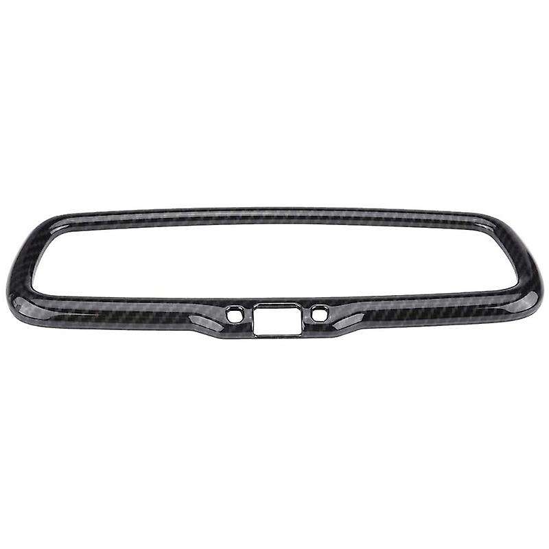 Carbon Fiber for Stelvio 201-2018 Abs Car Interior Rearview Mirror Frame Trim Accessories