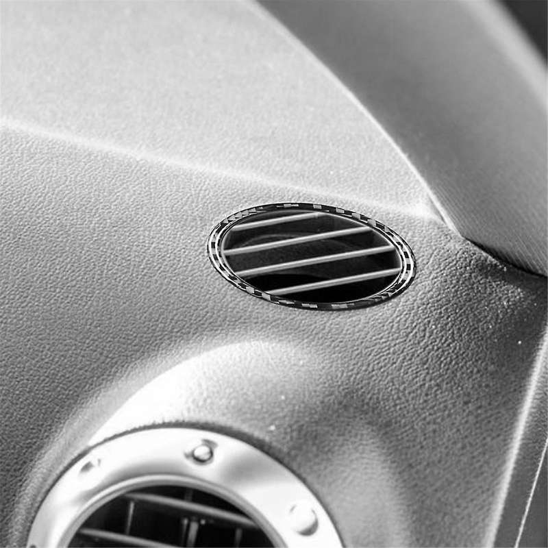 Carbon Fiber for TT 8N 2001-2006 Dashboard Side Air Outlet Cover Frame Trim Decals Sticker Interior