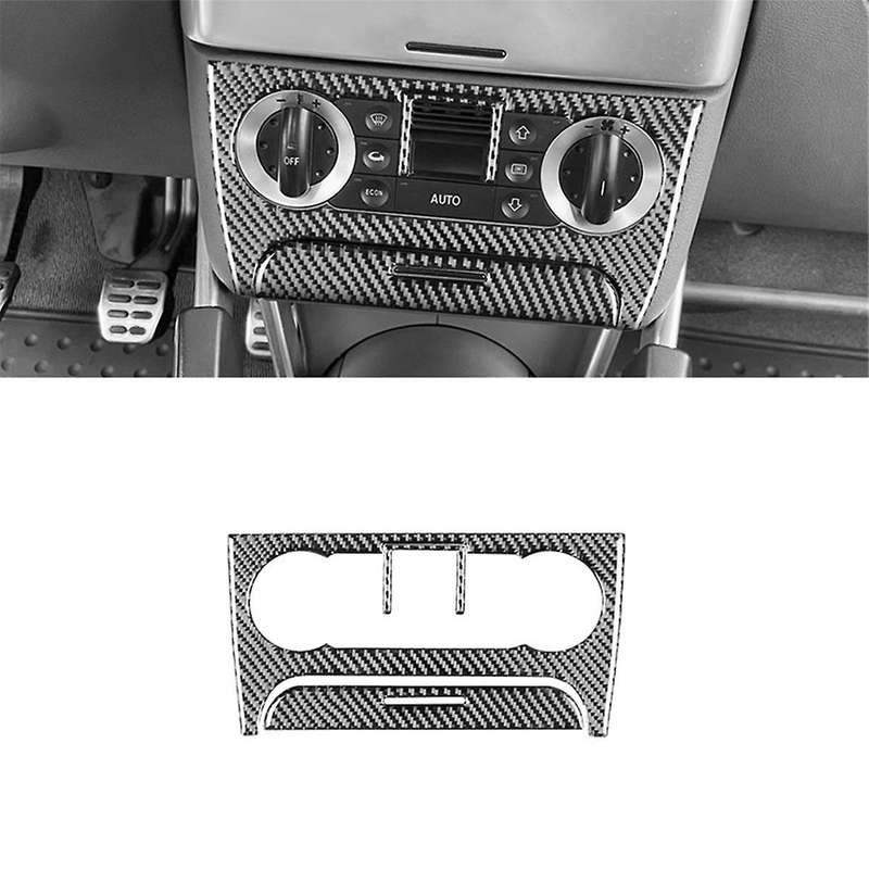 Carbon Fiber for TT 8N 2001-2006 Center Console Air Conditioning Switch Cover Trim Interior Accessor