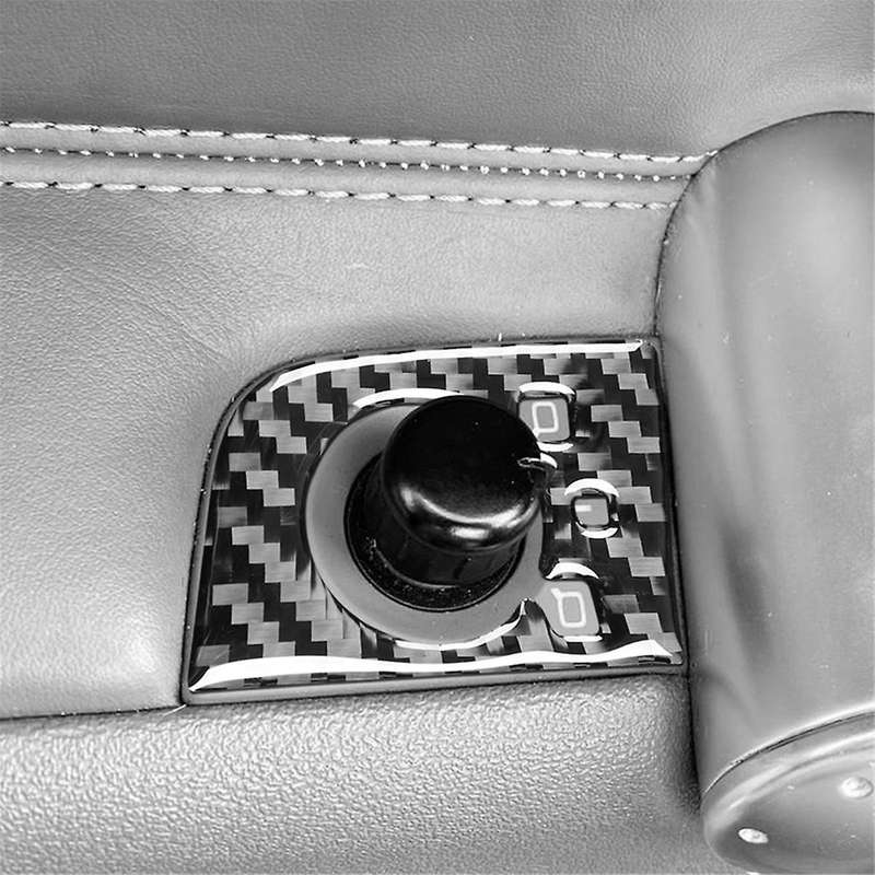 Carbon Fiber for TT 8N 2001-2006 Rearview Mirror Adjustment Switch Cover Trim Sticker Interior Acce