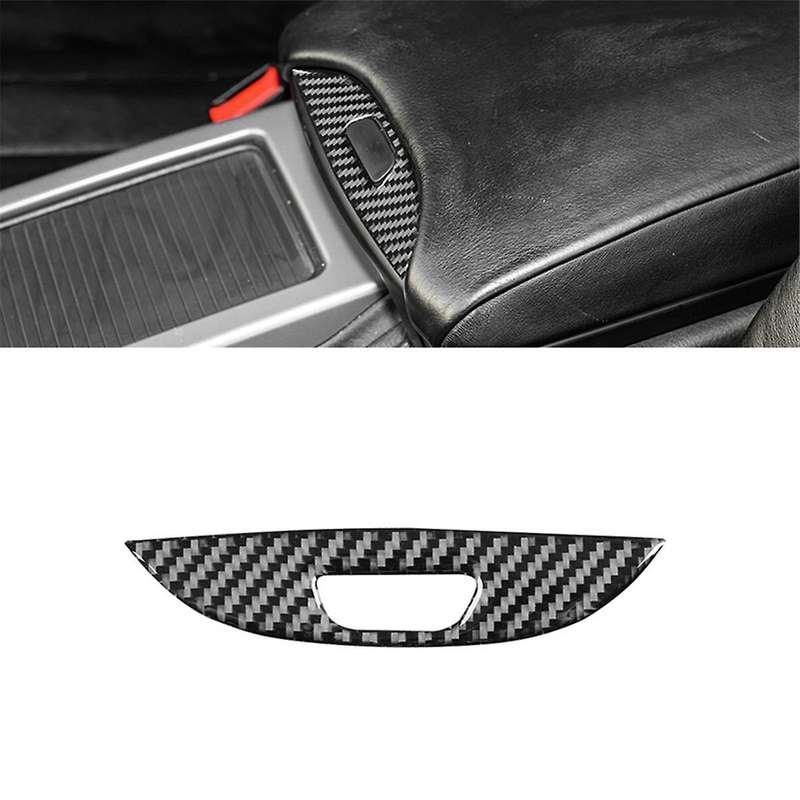 Carbon Fiber for X5 E53 2000-2006 Center Console Armrest Box Switch Cover Trim Interior Accessories