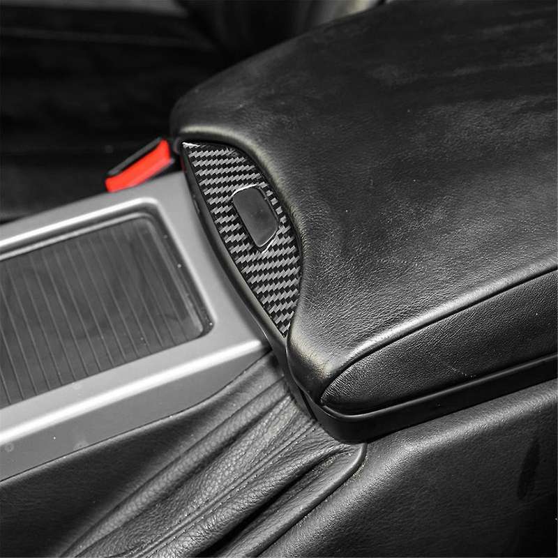 Carbon Fiber for X5 E53 2000-2006 Center Console Armrest Box Switch Cover Trim Interior Accessories